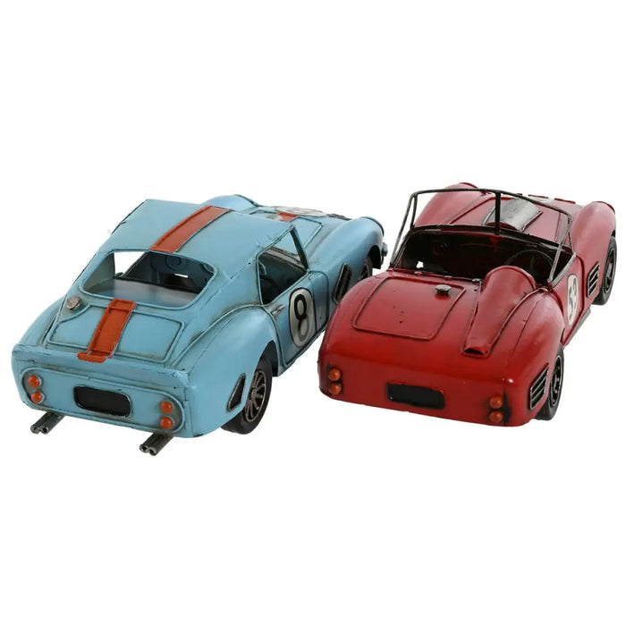 Декоративна фигурка Home ESPRIT Син Червен Vintage 31 x 12