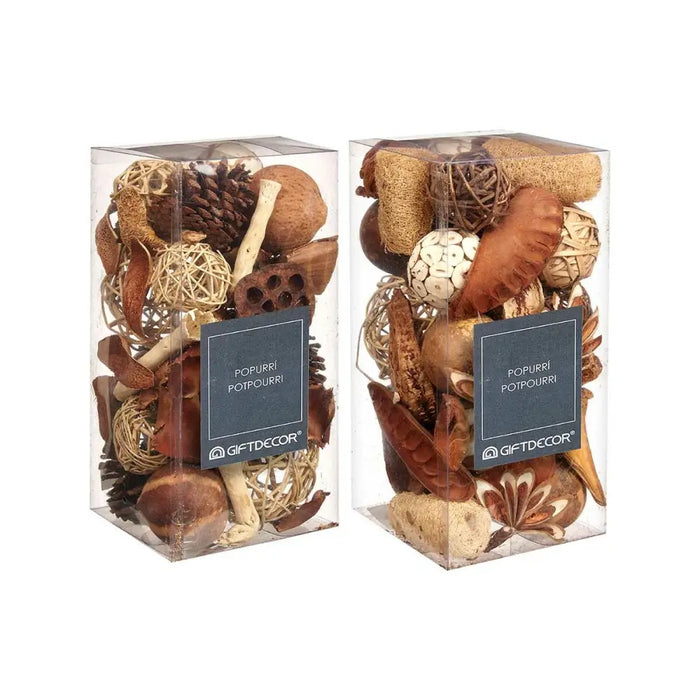Декоративно Попури Gift Decor 2 2 Бял Кафяв Червен 14 x