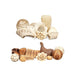Декоративно Попури Gift Decor 4 4 Бял Кафяв 16 x 21 x 7 cm