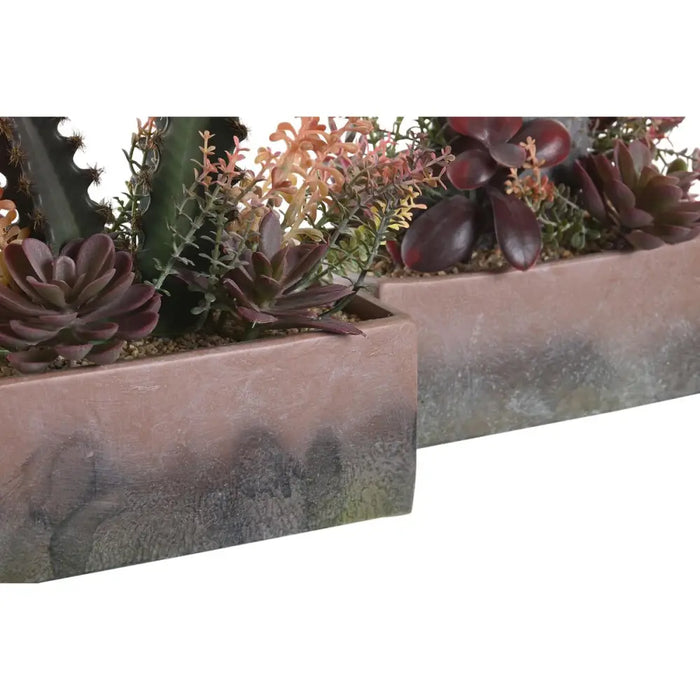 Декоративно Растение DKD Home Decor 19 x 9 x 22 cm Розов