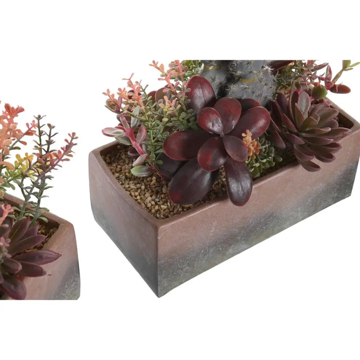 Декоративно Растение DKD Home Decor 19 x 9 x 22 cm Розов