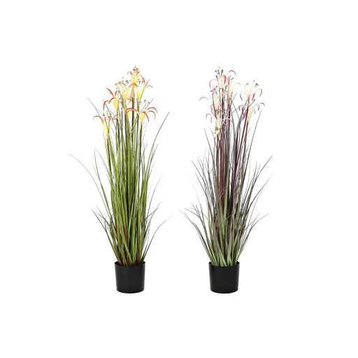 Декоративно Растение DKD Home Decor Метал Оранжев Бургундия