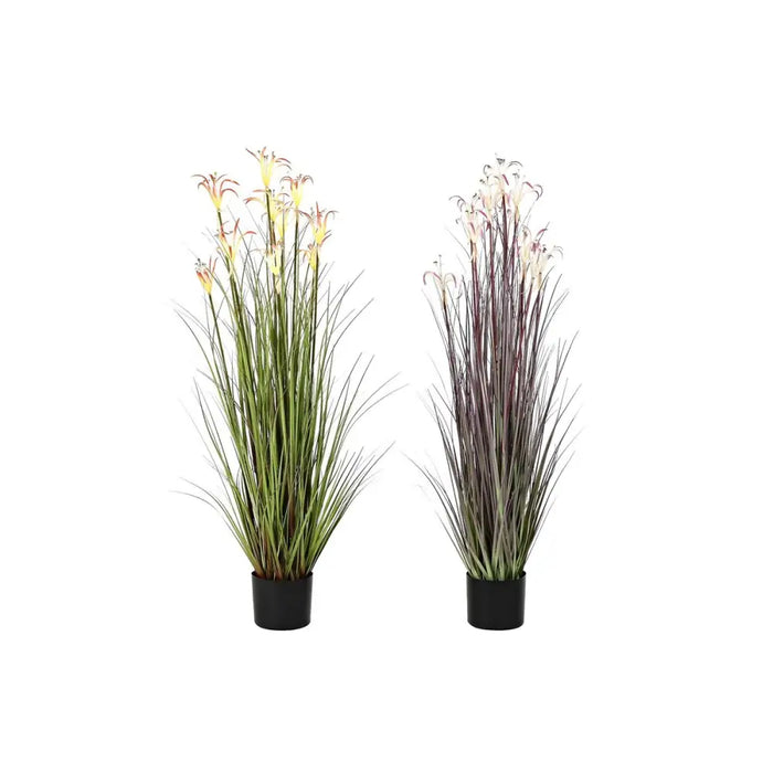 Декоративно Растение DKD Home Decor Метал Оранжев Зелен