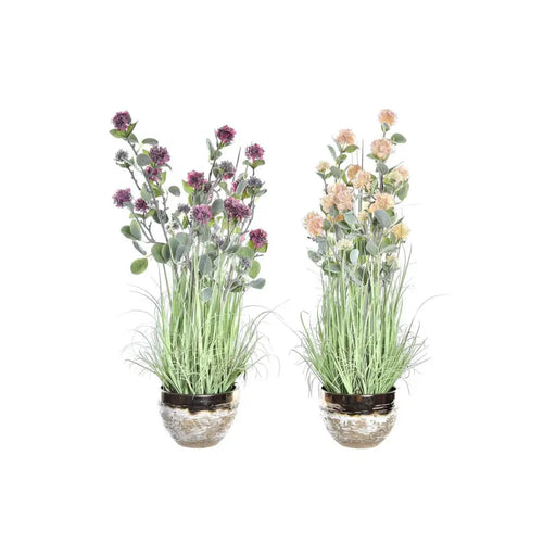 Декоративно Растение DKD Home Decor Ваза 20 x 20 x 78 cm