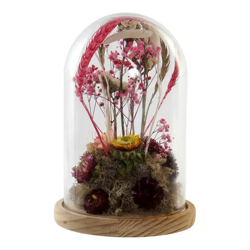 Декоративна фигурка DKD Home Decor Кристал Lilled Дървен
