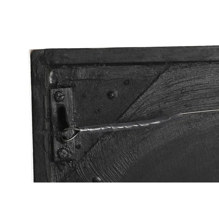 Декорация за стена DKD Home Decor Бял Черен 60 x 6 x 60 cm