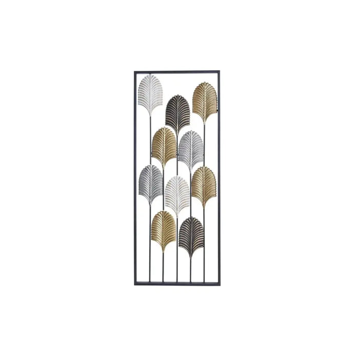 Декорация за стена DKD Home Decor Черен Метал Многоцветен