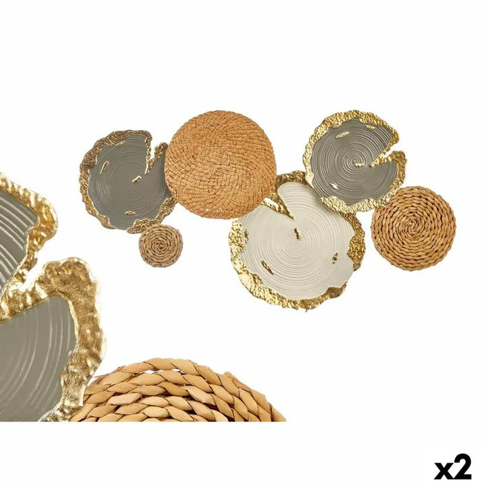 Декорация за стена Gift Decor 23SMB1538 23SMB1538 Бял Кафяв