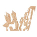 Декорация за стена Home ESPRIT Естествен Shabby Chic 126 X
