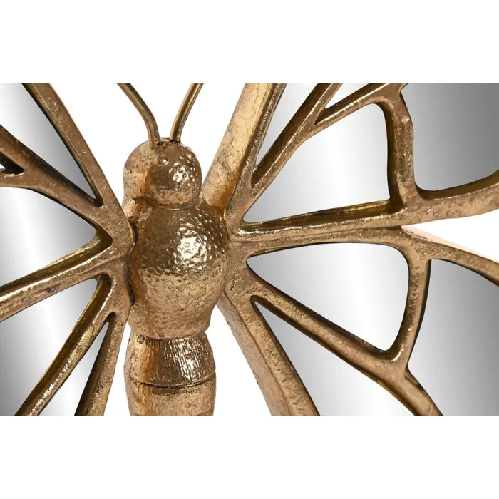 Декорация за стена Home ESPRIT Златен Пеперуди Модерен 34 X