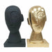 Декоративна фигурка DKD Home Decor Лице Черен Златен 14,5 x