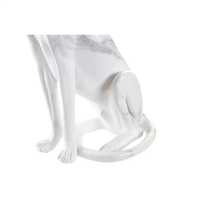 Декоративна фигурка DKD Home Decor Сив Бял Леопард Смола
