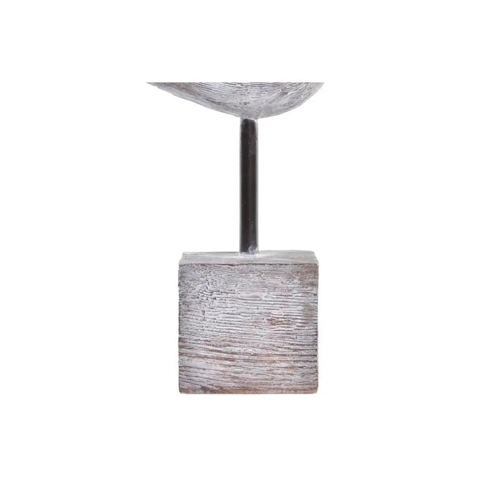 Декоративна фигурка DKD Home Decor Сив Естествен Птици