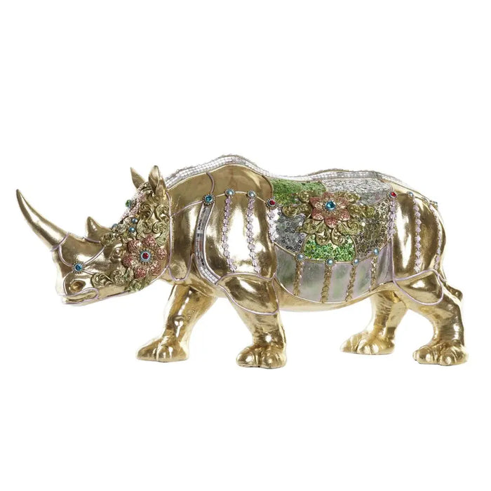 Декоративна фигурка DKD Home Decor Златен Смола Многоцветен