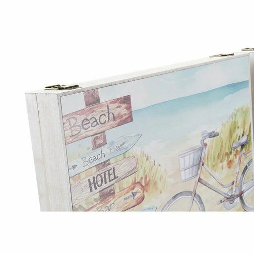 Декоративна кутия DKD Home Decor Многоцветен Дървен MDF