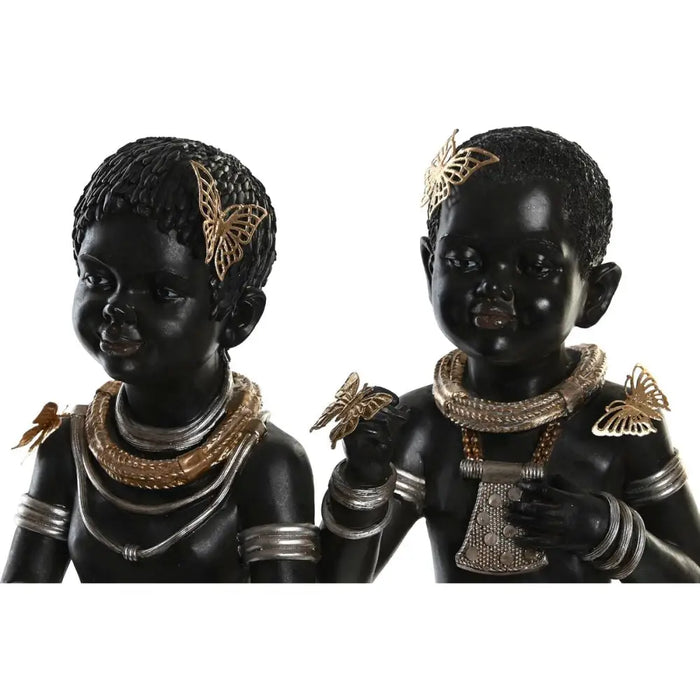 Декоративна фигурка DKD Home Decor 20,5 x 18 x 35 cm Черен