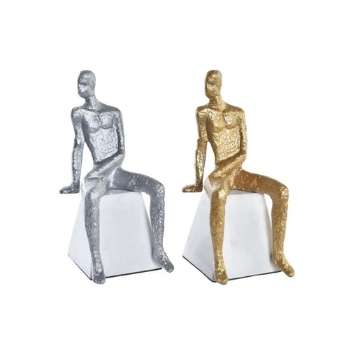 Декоративна фигурка DKD Home Decor 11 x 12 x 28 cm Сребрист