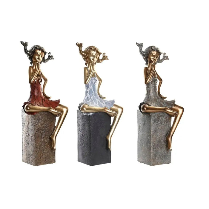 Декоративна фигурка DKD Home Decor 16 x 12 x 37 cm Дама