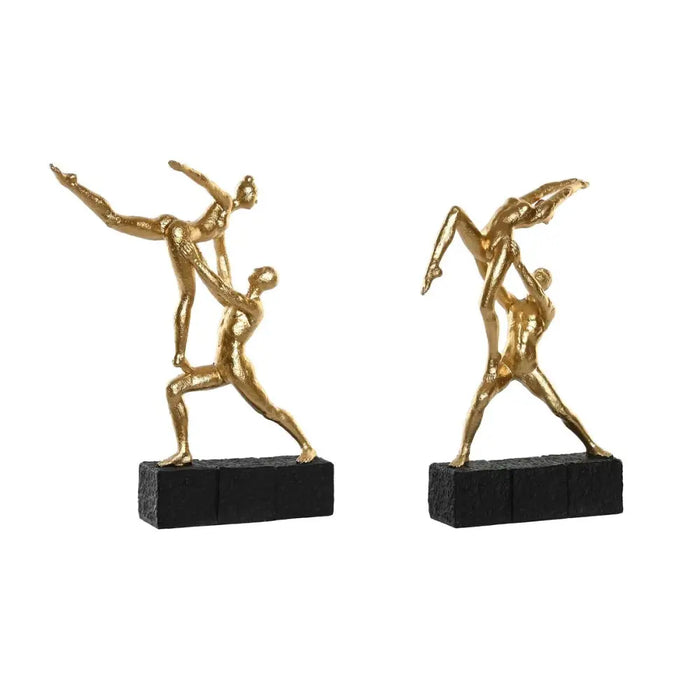 Декоративна фигурка DKD Home Decor 21 x 5,5 x 25,5 cm Черен