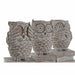 Декоративна фигурка DKD Home Decor Бял Бухал Гранитогрес 11