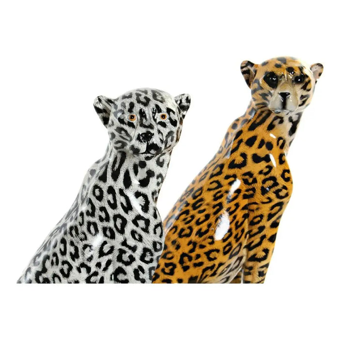 Декоративна фигурка DKD Home Decor Бял Черен Оранжев