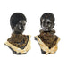 Декоративна фигурка DKD Home Decor Черен Бежов Колониален