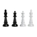Декоративна фигурка DKD Home Decor Черен Бял Смола Шахматни