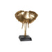Декоративна фигурка DKD Home Decor Черен Златен Слон