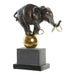 Декоративна фигурка DKD Home Decor Черен Златен Слон