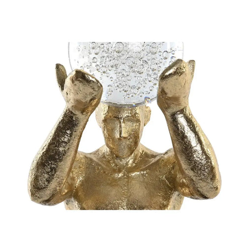 Декоративна фигурка DKD Home Decor Черен Златен Смола Мъже