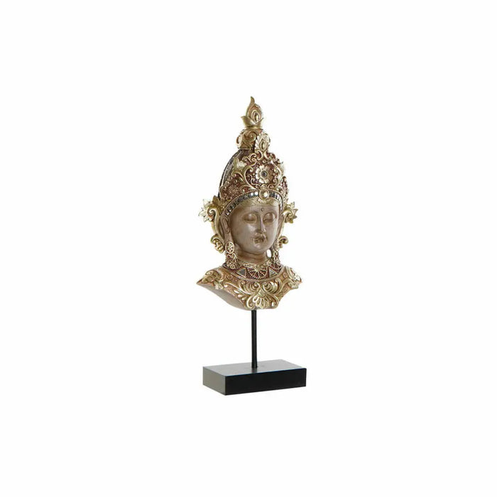 Декоративна фигурка DKD Home Decor Кафяв Златен Буда