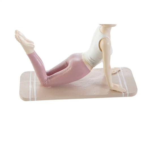Декоративна фигурка DKD Home Decor Розов Yoga Scandi 16 x 6