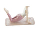 Декоративна фигурка DKD Home Decor Розов Yoga Scandi 16 x 6