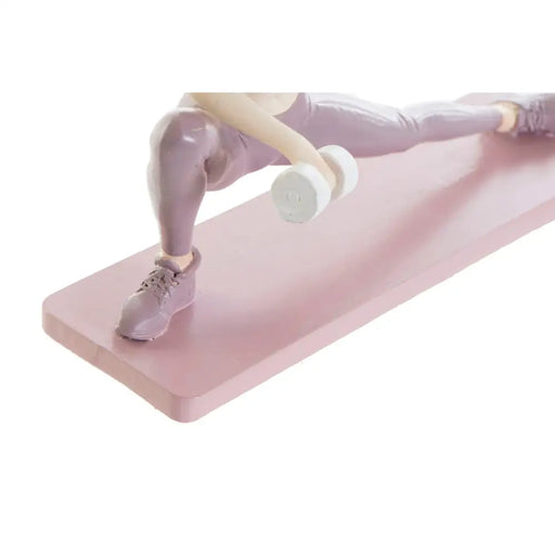 Декоративна фигурка DKD Home Decor Розов Yoga Scandi 20 x 8