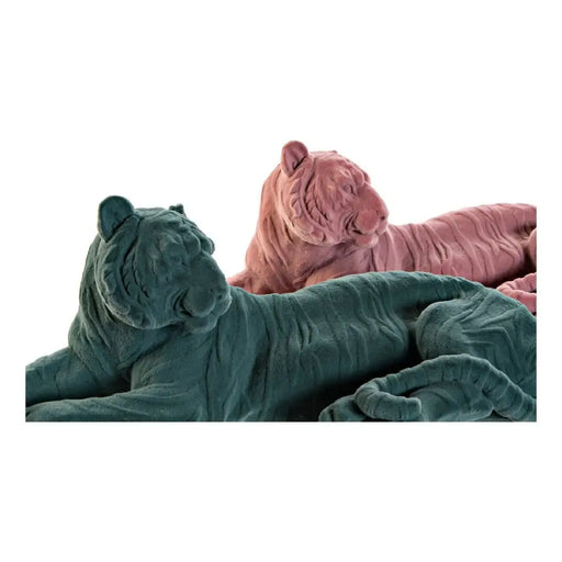 Декоративна фигурка DKD Home Decor Зелен Светло розово