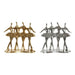 Декоративна фигурка DKD Home Decor Златен Сребрист