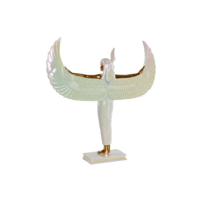 Декоративна фигурка Home ESPRIT Бял Златен Смола