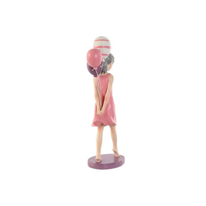 Декоративна фигурка Home ESPRIT Розов chica 7 x 11 x 27 cm
