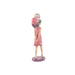 Декоративна фигурка Home ESPRIT Розов chica 7 x 11 x 27 cm