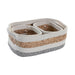 Декоративна кутия DKD Home Decor Естествено влакно 33 x 23
