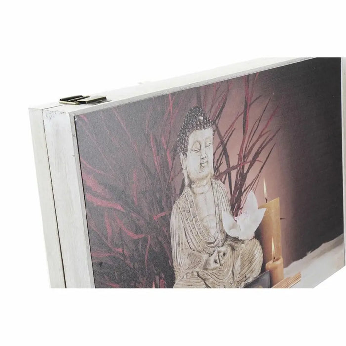 Декоративна кутия DKD Home Decor Многоцветен Дървен MDF