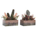 Декоративно Растение DKD Home Decor 19 x 9 x 22 cm Розов