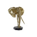 Декоративна фигурка DKD Home Decor Черен Златен Слон