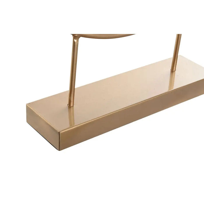 Декоративна фигурка DKD Home Decor Огледало Златен Метал
