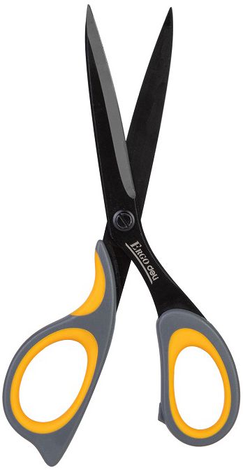 Ножица Deli Ergo - E77757, 21 cm, черна