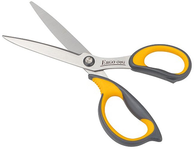 Ножица Deli Ergo - E77760, 21 cm, асортимент