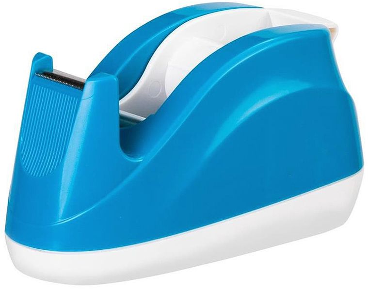 Тиксодържач Deli Vivid - E808, за тиксо 19 mm/33 m, син