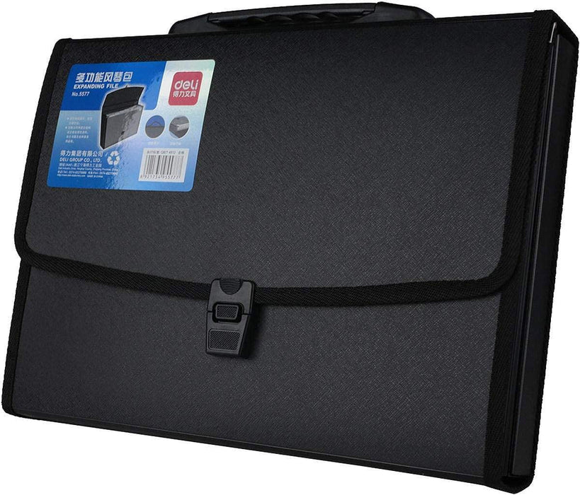 Чанта за документи Deli Extend Plus - E5577, със 7 отделения, асортимент