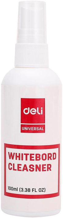 Комплект за бяла дъска Deli Universal - 2 маркера, гъба, спрей