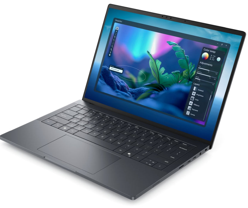 Dell Pro Max 14 Premium MA14250, Intel Ultra 7 265H vPro (13 TOPS NPU, 16 ядра, до 5.30 GHz), 14" FHD+ (1920x1200), 400 Nit AG, 32GB LPDDR5x 8400 MT/s, 512GB TLC, NVIDIA RTX PRO 1000 Blackwell 8GB GDDR7, 8MP HDR + IR UPD камера, Wi-Fi 7, FPR, Backlit